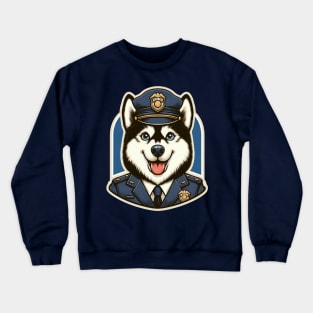 Husky Police Crewneck Sweatshirt